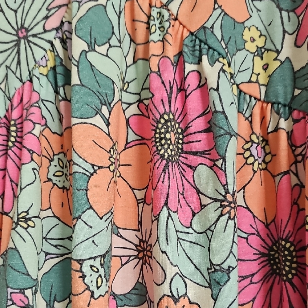 EUC First Love Floral Mini Dress - Multicolor - Picture 3 of 6